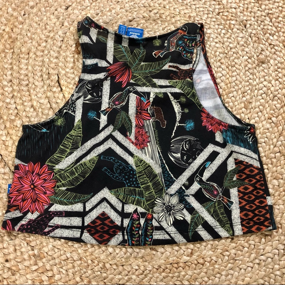 Adidas farm crop top tank XS Mayan - Picture 6 of 8